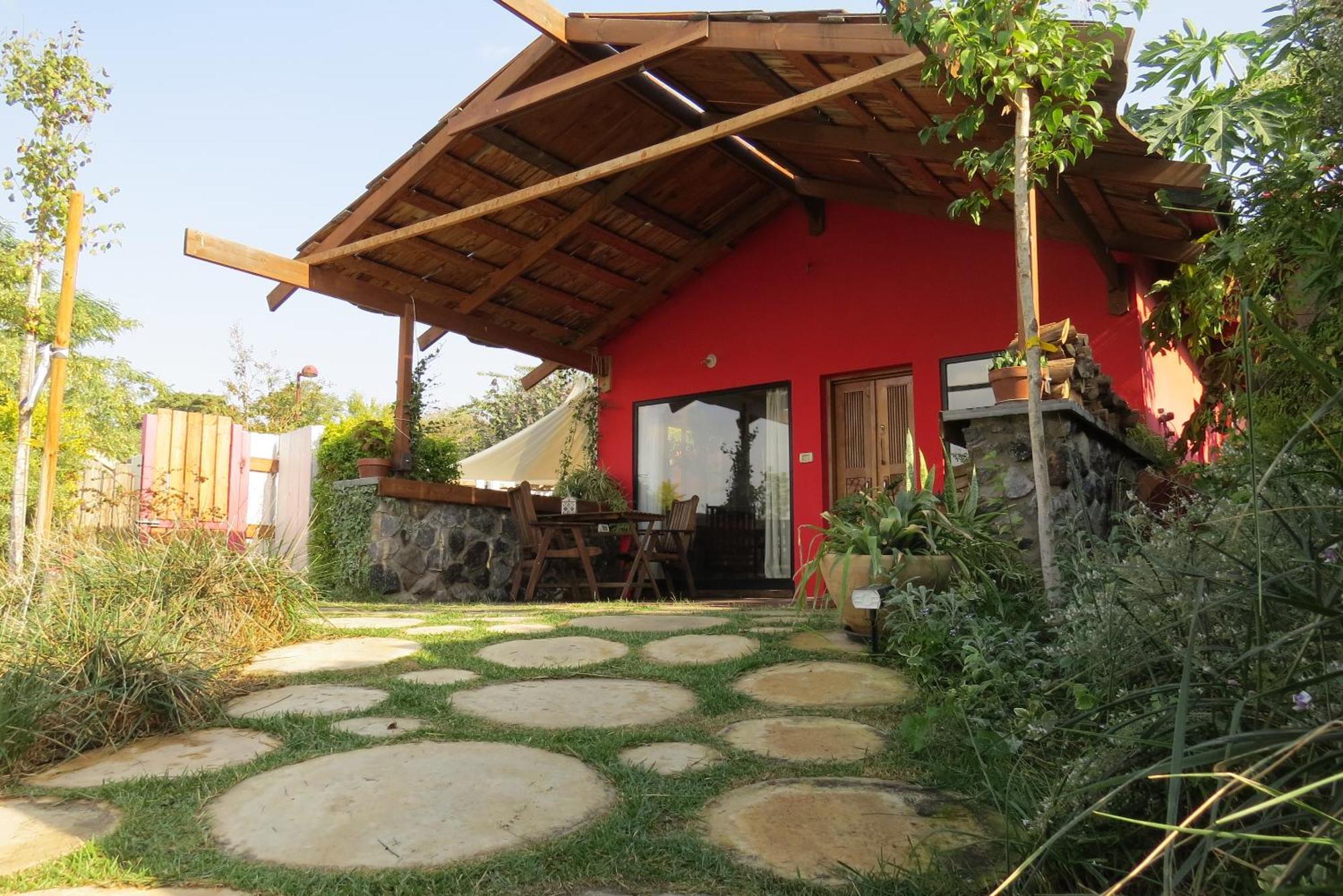 The Green And Red Cabins Ma'ale Gamla Esterno foto